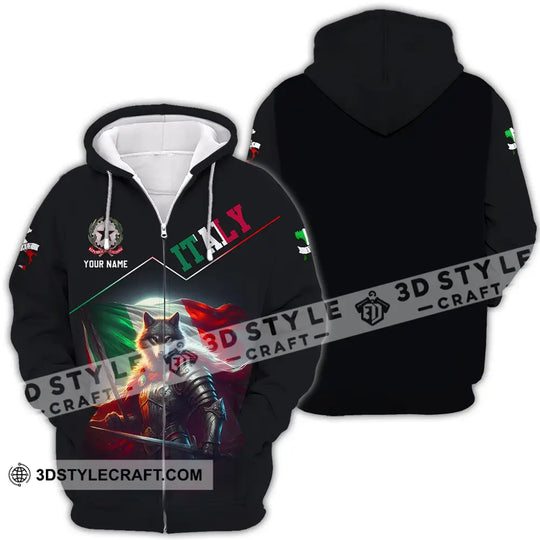 Unisex Shirt - Custom Text Shirt, Italy Shirt style option 4