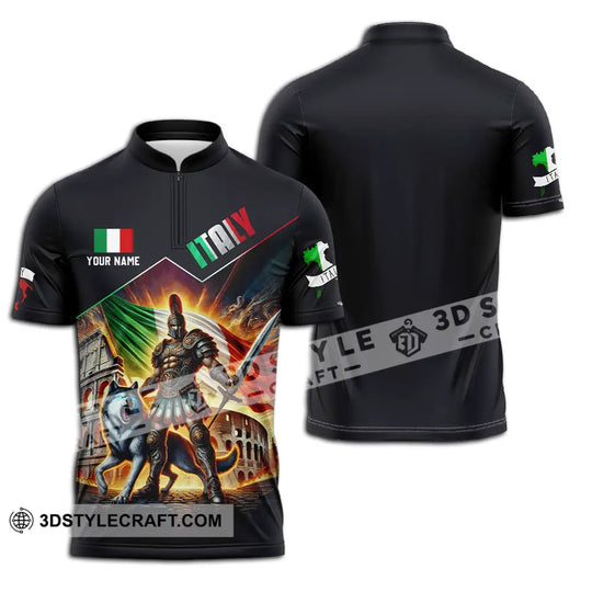 Unisex Shirt - Custom Text Shirt, Italy Shirt style option 2