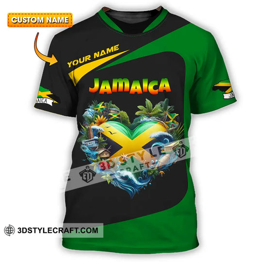 Unisex Shirt - Custom Text Shirt Jamaica style option 1