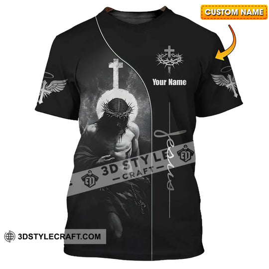 Unisex Shirt - Custom Text Shirt Jesus style option 1