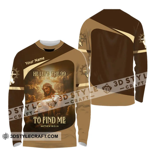 Unisex Shirt - Custom Text Shirt Jesus, To Find Me style option 4