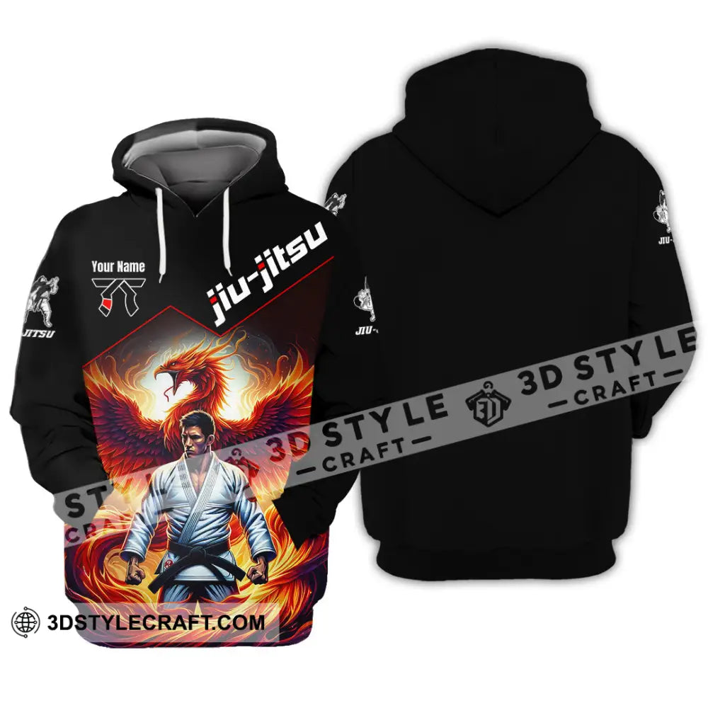 Unisex Shirt - Custom Text Shirt Jiu Jitsu Shirt Hoodie / S T-shirt