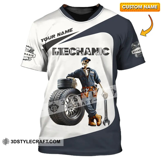 Unisex Shirt - Custom Text Shirt Mechanic style option 1