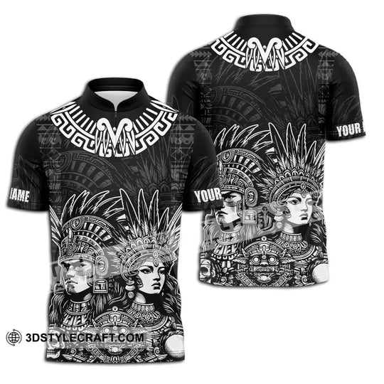Unisex Shirt - Custom Text Shirt, Mexico Aztec Classic Shirt style option 2