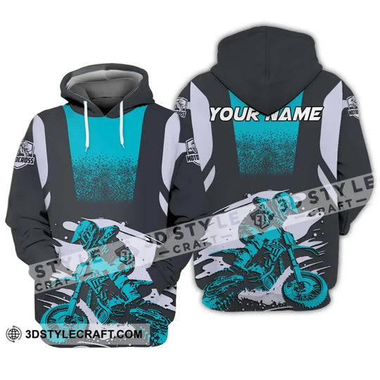 Unisex Shirt - Custom Text Motocross Sport Shirt style option 3