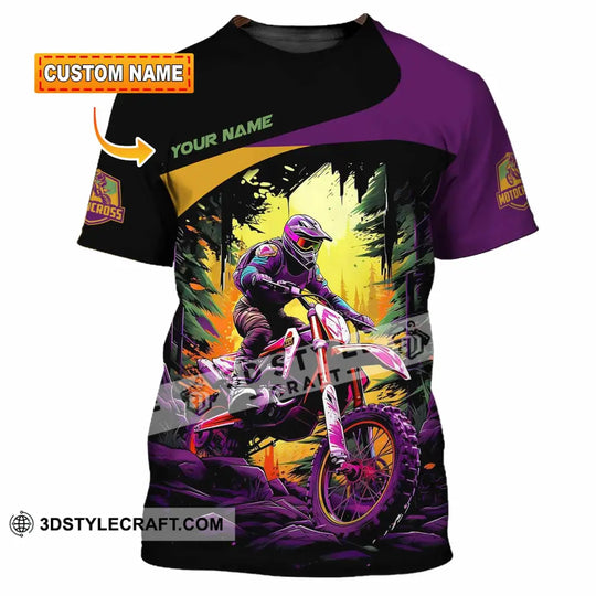 Unisex Shirt - Custom Text Shirt, Motocross Shirt style option 1