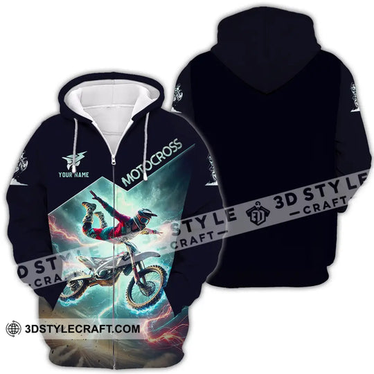 Unisex Shirt - Custom Text Shirt Motocross style option 4