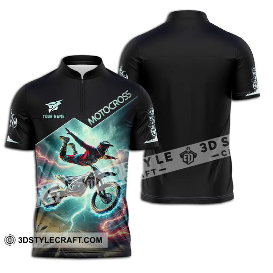 Unisex Shirt - Custom Text Shirt Motocross style option 2