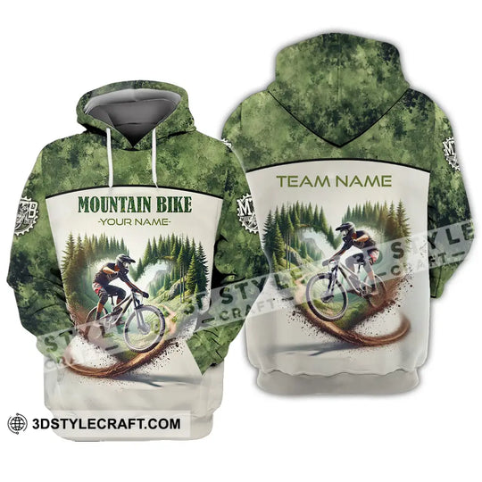 Unisex Shirt - Custom Text Shirt, Mountain Bike Shirt style option 3