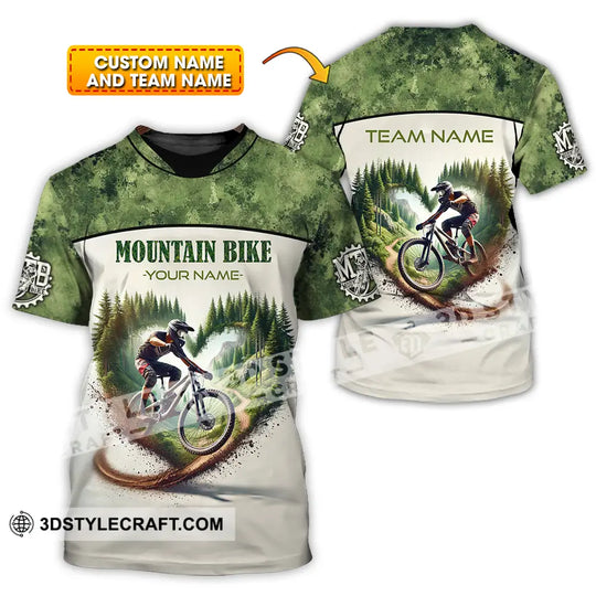Unisex Shirt - Custom Text Shirt, Mountain Bike Shirt style option 1