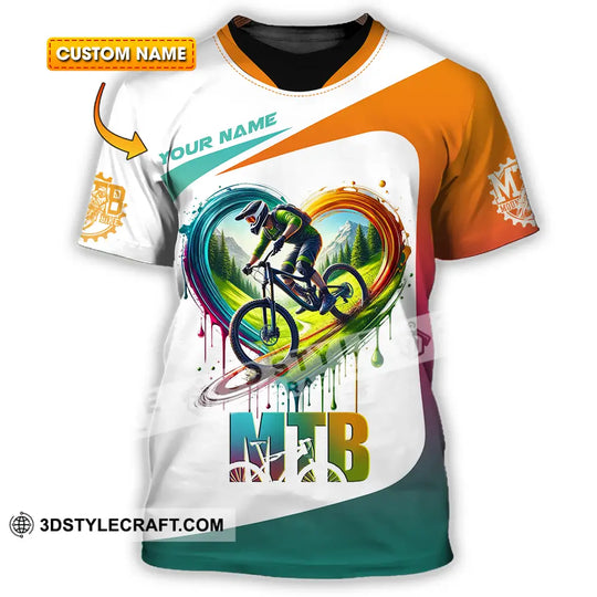 Unisex Shirt - Custom Text Shirt, Mountain Bike Shirt style option 1