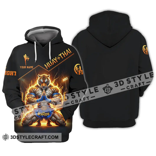 Unisex Shirt - Custom Text Shirt Muay Thai style option 4