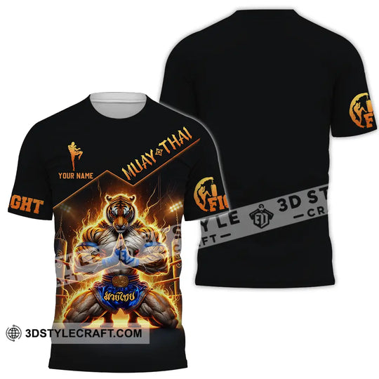 Unisex Shirt - Custom Text Shirt Muay Thai style option 2