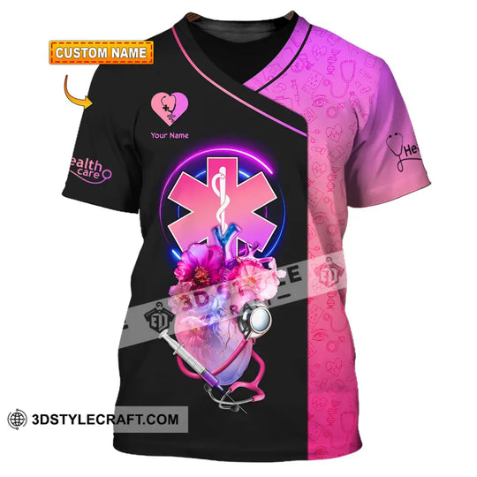 Unisex Shirt - Custom Text Shirt Nurse, Doctor, Healthy Care style option 1