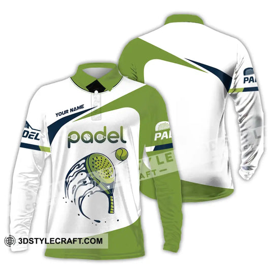 Unisex Shirt - Custom Text Shirt, Padel Shirt style option 3
