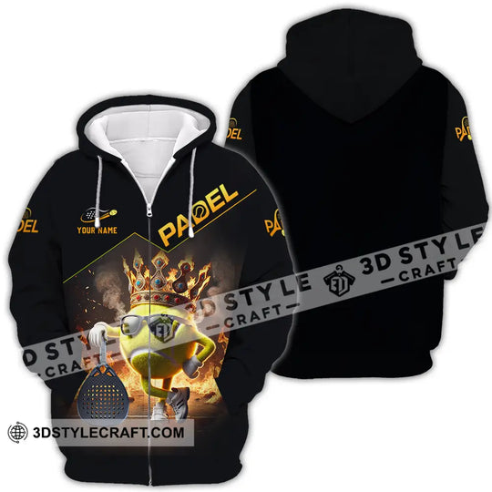 Unisex Shirt - Custom Text Shirt Padel style option 4