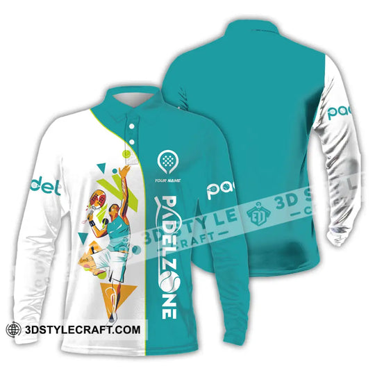 Unisex Shirt - Custom Text Shirt, Padel Zone Shirt style option 3