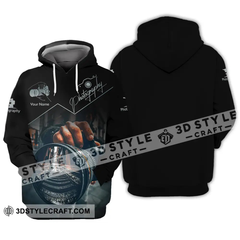 Unisex Shirt - Custom Text Shirt Photographer Shirt Hoodie / S T-shirt