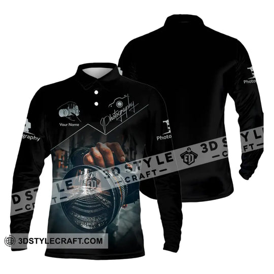 Unisex Shirt - Custom Text Shirt, Photographer Shirt style option 3