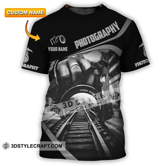 Unisex Shirt - Custom Text Shirt Photography style option 1