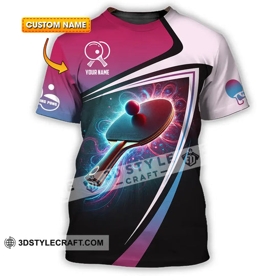 Unisex Shirt - Custom Text Shirt, Ping Pong Shirt style option 1
