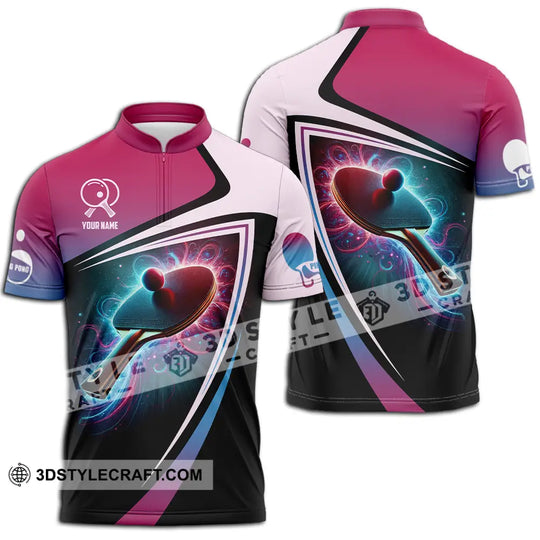 Unisex Shirt - Custom Text Shirt, Ping Pong Shirt style option 2
