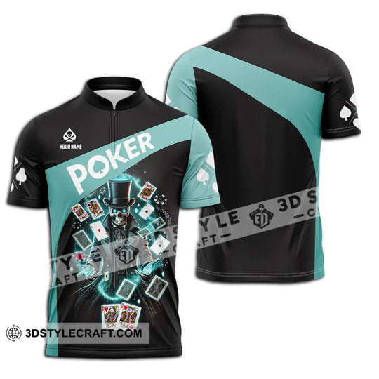 Unisex Shirt - Custom Text Shirt Poker style option 2
