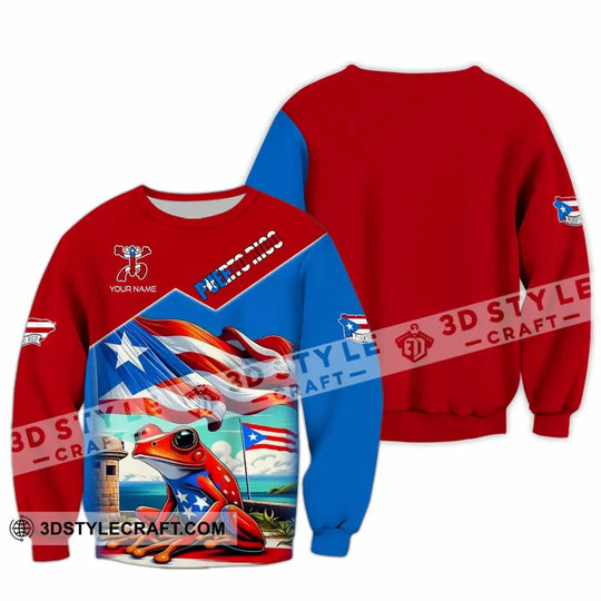 Unisex Shirt - Custom Text Shirt, Puerto Rico Classic Shirt style option 3