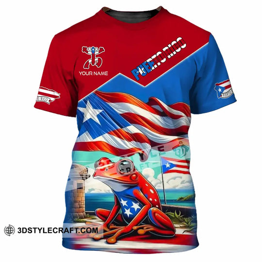 Unisex Shirt - Custom Text Shirt, Puerto Rico Classic Shirt style option 2