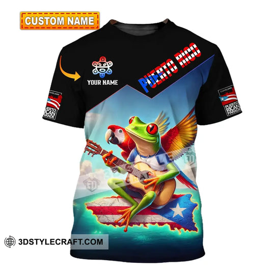 Unisex Shirt - Custom Text Shirt Puerto Rico style option 1