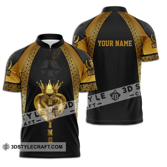 Unisex Shirt - Custom Text Shirt, Royal Boxing Shirt style option 2