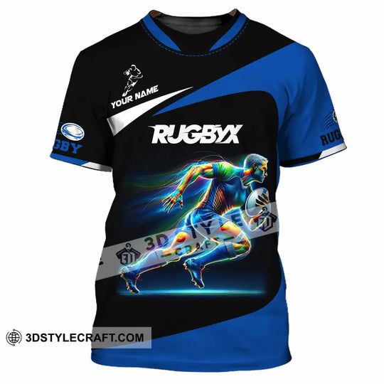 Unisex Shirt - Custom Text Shirt Rugby style option 2
