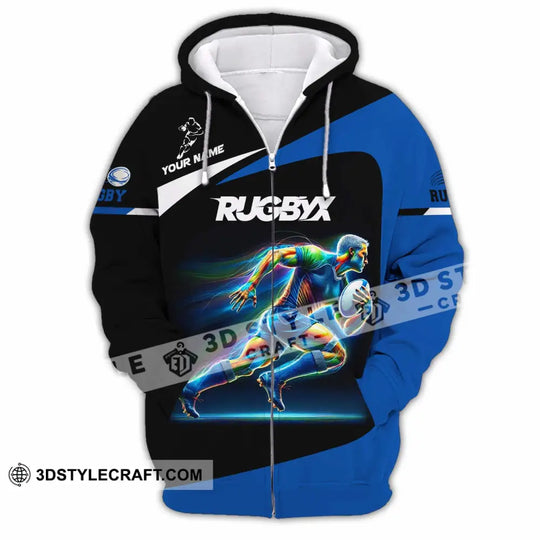 Unisex Shirt - Custom Text Shirt Rugby style option 3