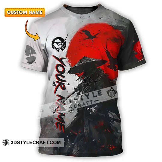Unisex Shirt - Custom Text Samurai Shirt style option 1