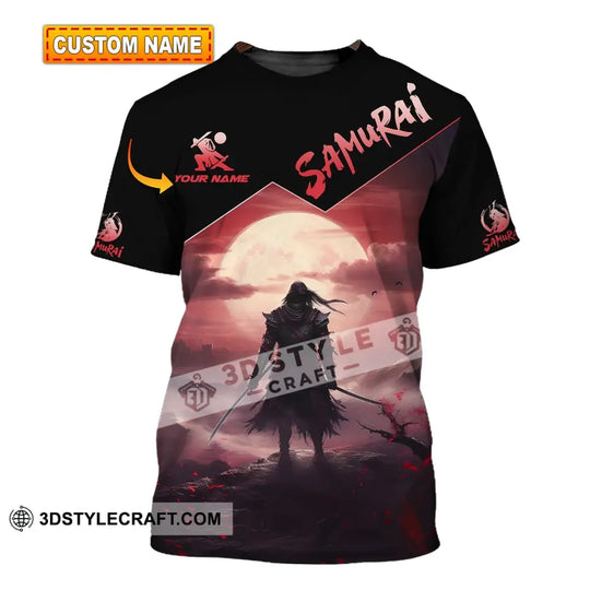 Unisex Shirt - Custom Text Shirt Samurai style option 1