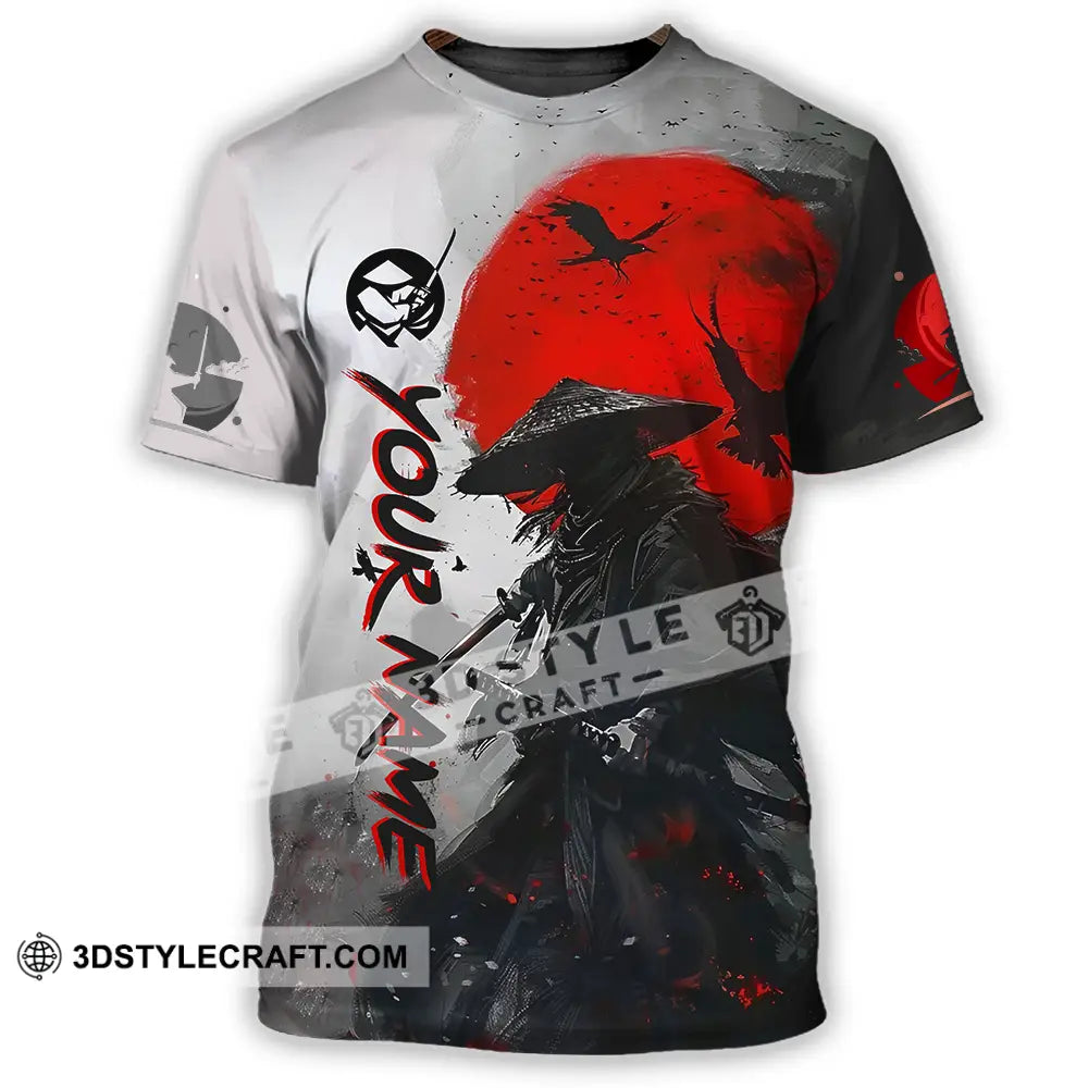 Unisex Shirt - Custom Text Samurai T-Shirt / S T-Shirt