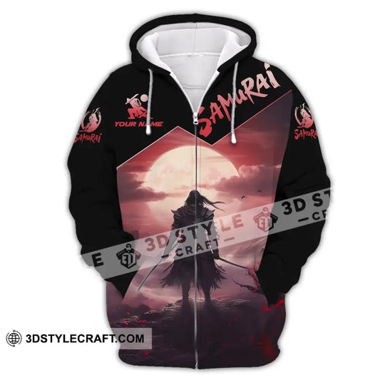 Unisex Shirt - Custom Text Shirt Samurai style option 3
