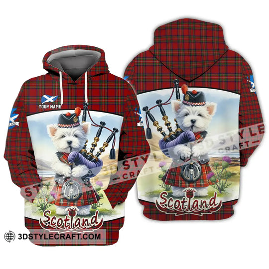 Unisex Shirt - Custom Text Shirt, Scotland Dog Shirt style option 3