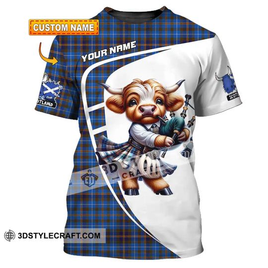 Unisex Shirt - Custom Text Shirt, Scotland Highland Cow Shirt style option 1