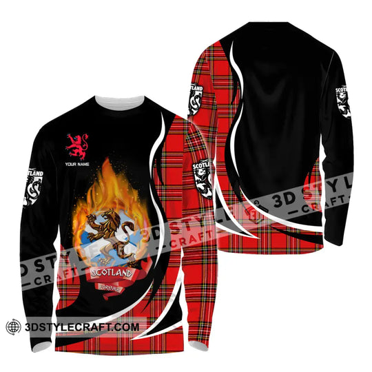 Unisex Shirt - Custom Text Shirt, Scotland Shirt style option 4
