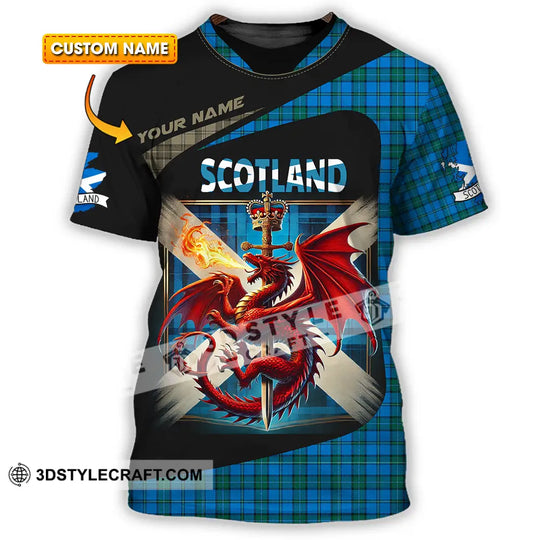 Unisex Shirt - Custom Text Shirt, Scotland Shirt style option 1