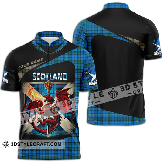 Unisex Shirt - Custom Text Shirt, Scotland Shirt style option 2