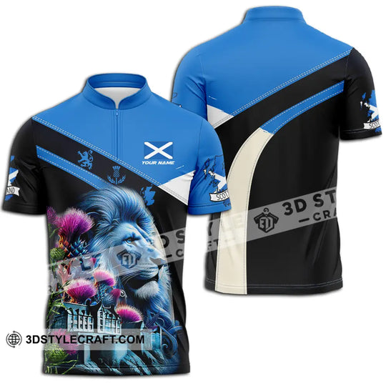 Unisex Shirt - Custom Text Shirt, Scotland Shirt style option 2