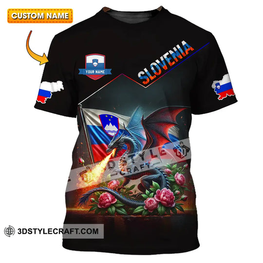 Unisex Shirt - Custom Text Shirt Slovenia style option 1