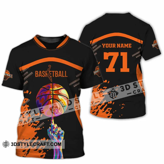 Unisex Shirt - Custom Text Sport Shirt Basketball style option 2