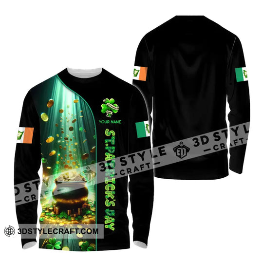 Unisex Shirt - Custom Text Shirt ST.Patrick's Day style option 4
