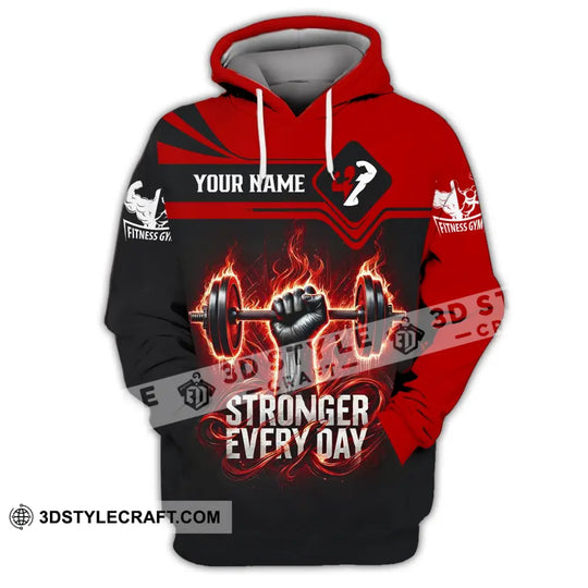 Unisex Shirt - Custom Text Shirt Stronger Everyday style option 2