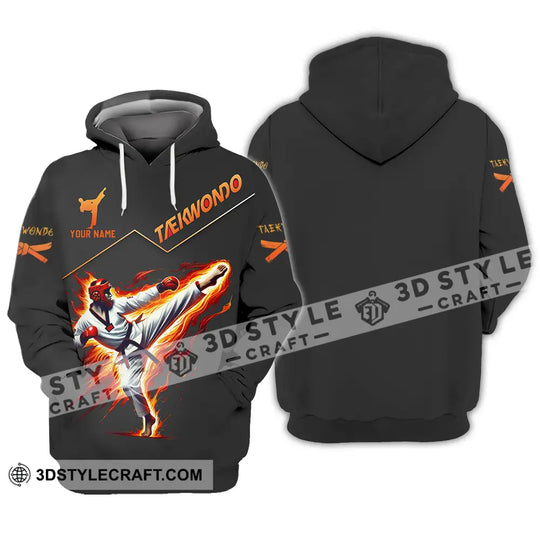Unisex Shirt - Custom Text Shirt Taekwondo style option 3