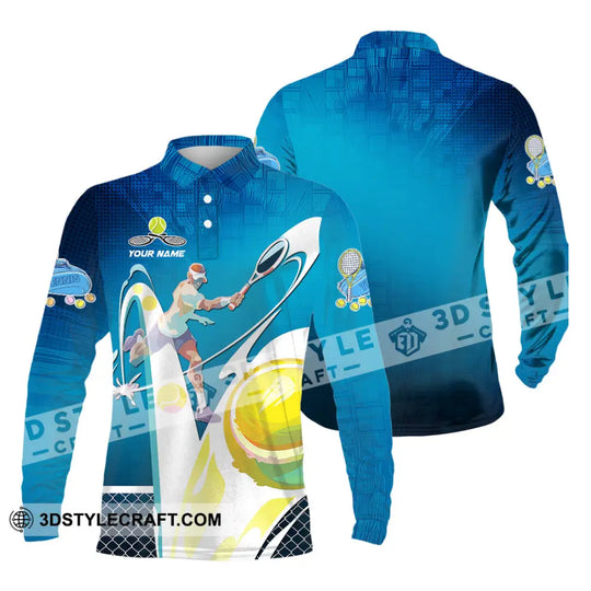 Unisex Shirt - Custom Text Shirt, Tennis Shirt style option 3