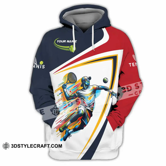 Unisex Shirt - Custom Text Shirt Tennis Man style option 3